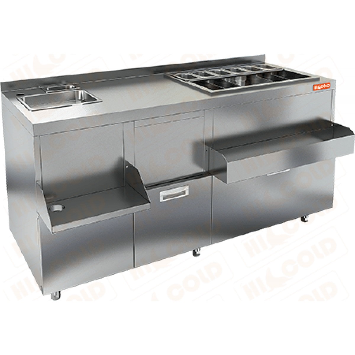 Барная станция  HICOLD  НБМКС-15/6БПК