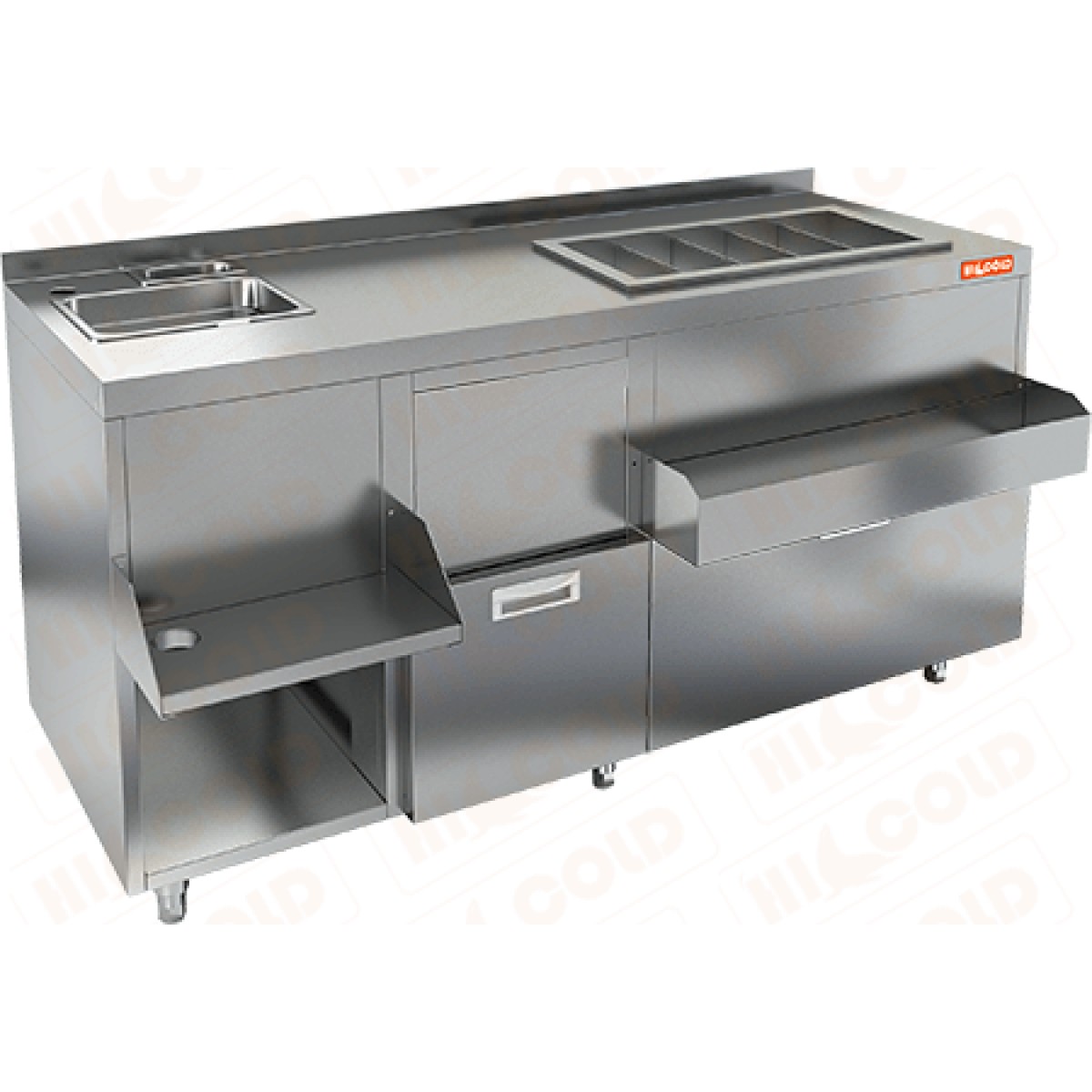 Барная станция  HICOLD  НБМКС-16/5БПК