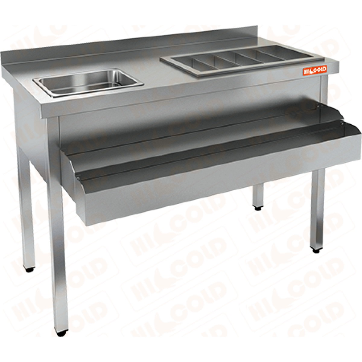 Барная станция открытая  HICOLD  НКС-12/7БК