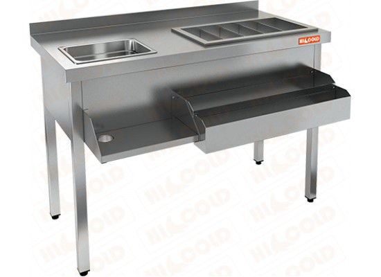 Барная станция открытая  HICOLD  НКС-12/7БПК