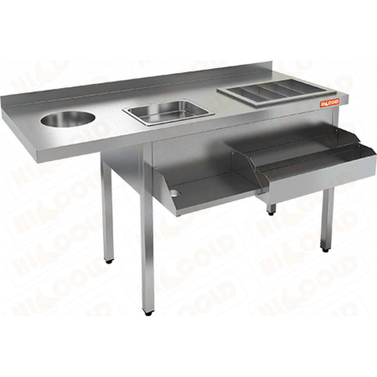 Барная станция открытая  HICOLD  НКС-15/5БПК