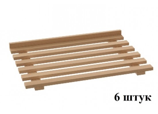 Комплект деревянных полок к ШЗХ-С- 600.600-02-Р (натур. бук)