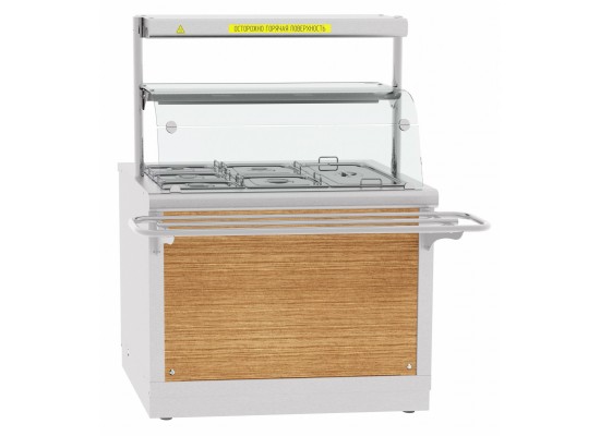 Мармит электрический ЭМК-70Х с подогреваемой полкой