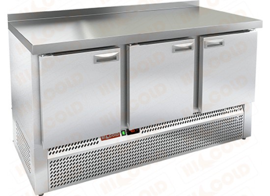 Стол охлаждаемый с полимерным покрытием (RAL 7004)  HICOLD  GNE 111/TN W